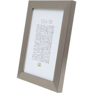 Marco de plástico Deknudt S41VD1 plata 30x30 cm