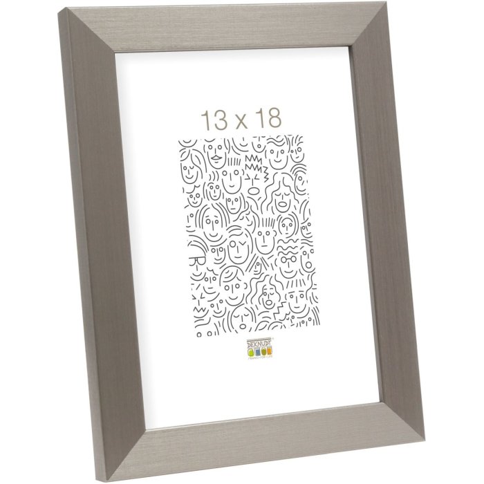 Marco de plástico S41VD1 plata 40x50 cm