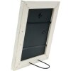 Marco de madera S49B pintado blanco 40x50 cm