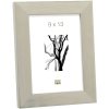 Marco de plástico S41VD4 plata brillo 9x13 cm