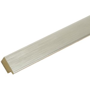 Marco de plástico S41VD4 plata brillo 30x45 cm