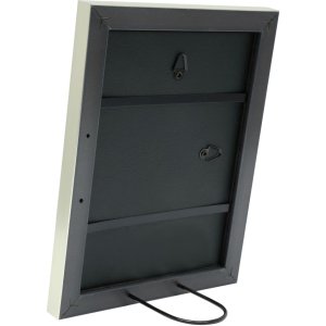 Marco de plástico S41VD4 plata brillo 30x45 cm