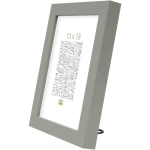 Marco de madera S40R 10x15 cm gris-beige