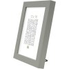 Marco de madera S40R 10x15 cm gris-beige