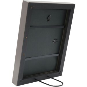 Marco de madera S40R 13x13 cm gris oscuro