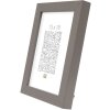 Marco de madera S40R 13x13 cm gris oscuro