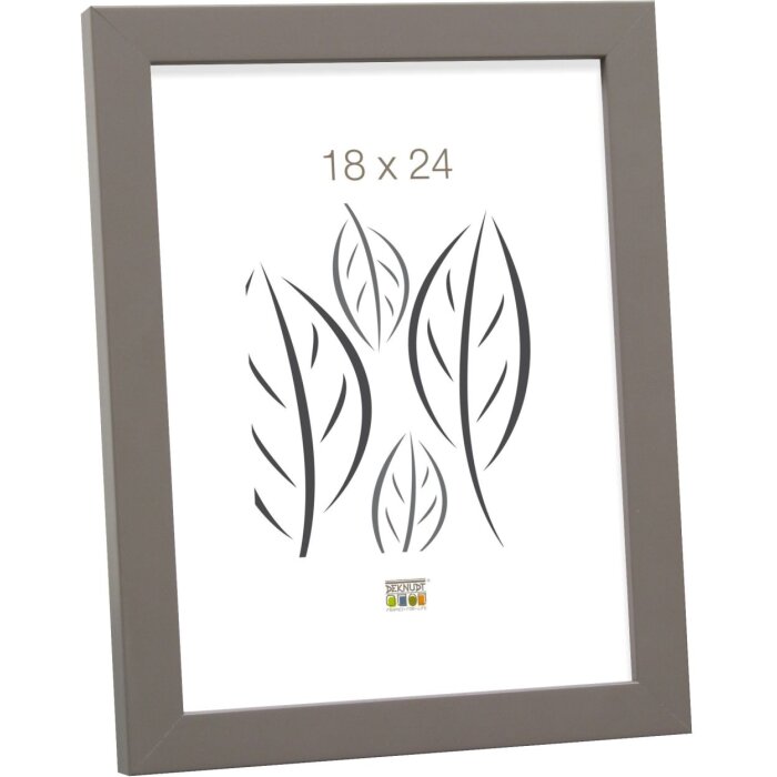 Marco de madera S40R 24x30 cm gris oscuro