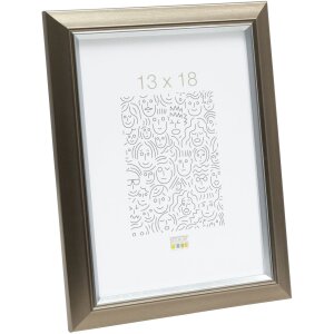 Marco de plástico S42JD 10x15 cm plata