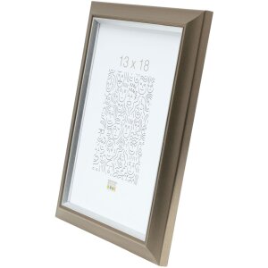 Marco de plástico S42JD 10x15 cm plata