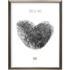 Marco de plástico S42JD 10x15 cm plata