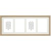 Marco de madera Deknudt S66KB4 beige 4 fotos 10x15 cm