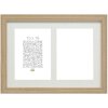 Marco de madera S66KB2 beige 2 fotos 10x15 cm