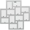 Marco de madera Deknudt S65SK 12 fotos 10x15 cm plata