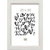 Marco de madera S42L blanco 13x13 cm