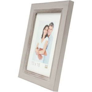 Marco de madera S42L beige 15x20 cm