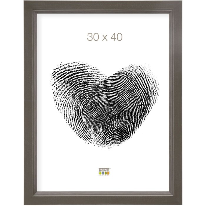 Marco de madera S42L gris 13x18 cm