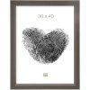 Marco de madera S42L gris 13x18 cm