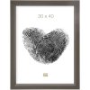 Marco de madera S42L gris 18x24 cm