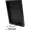 Marco de madera S40R 30x60 cm negro