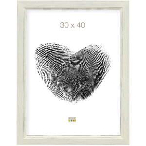 Marco de madera S42L pintado blanco 13x18 cm