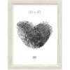 Marco de madera S42L pintado blanco 40x50 cm