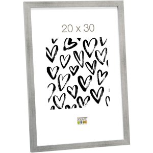 Marco de madera S43AD1 plata 20x30 cm