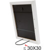 Marco de madera S54S blanco 10,0 x20,0 cm