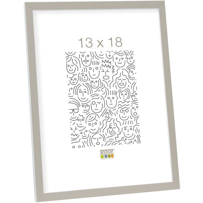 Marco madera gris-blanco 15,0 x20,0 cm S43AL