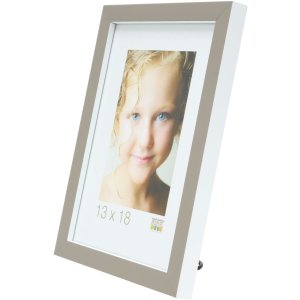 Marco madera gris-blanco 15,0 x20,0 cm S43AL