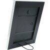 Marco de madera Deknudt S43RE 15x15 cm negro - borde plateado