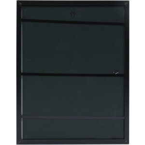 Marco de plástico S42JD 10x15 cm negro