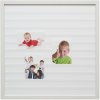 Galería de plástico S41V 40x70 cm estructura blanca