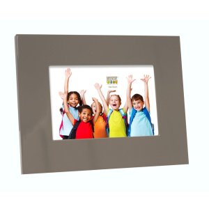 Marco de fotos S66WK9 taupe alto brillo 15x20 cm
