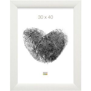 Marco de madera S53G blanco 15x20 cm