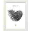 Marco de madera S53G blanco 15x20 cm