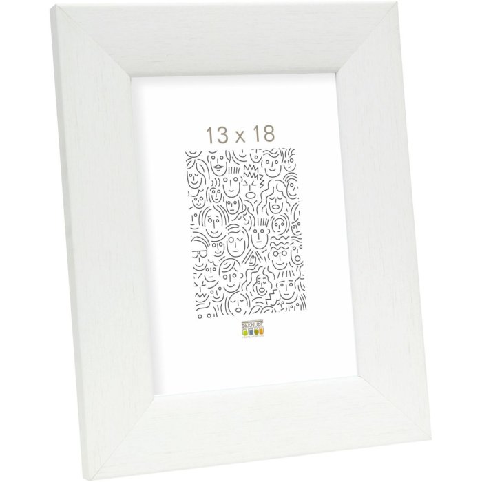 Marco de madera S53G blanco 50x60 cm