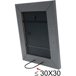 Marco de madera S53G gris 13x18 cm