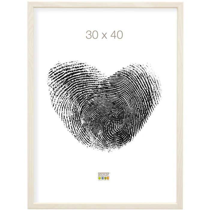 Marco de madera S41J Deknudt 21x29,7 cm blanco