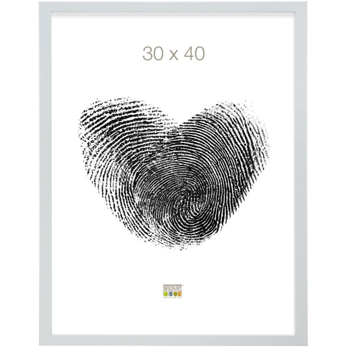 Marco de madera Deknudt MDF S44C 18x24 cm plata