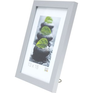 Marco de madera MDF Deknudt S44C 40x60 cm plata