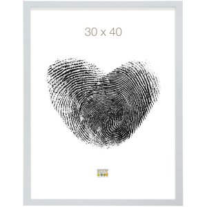 Marco de madera MDF Deknudt S44C 40x60 cm plata