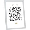 Marco de madera MDF Deknudt S44C 40x60 cm plata