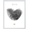 Marco de madera MDF Deknudt S44C 40x60 cm plata