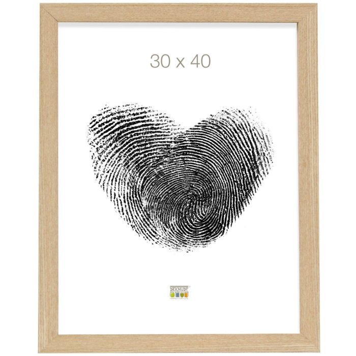 Marco de madera MDF Deknudt S44C 30x45 cm roble