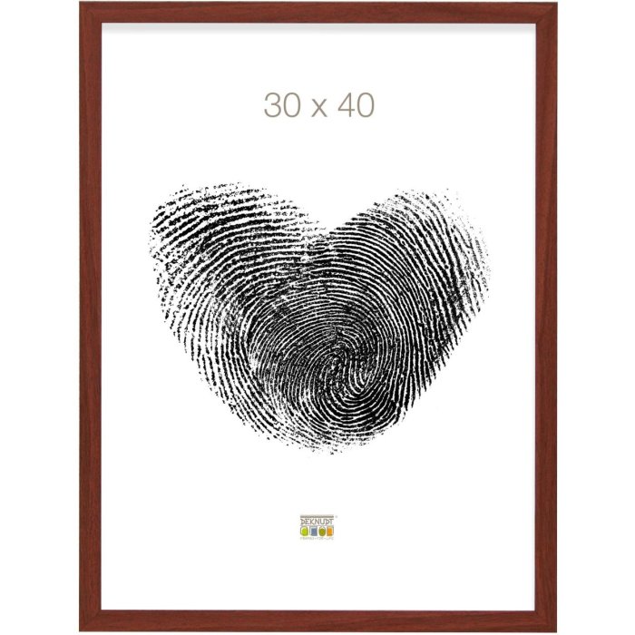 Marco de madera Deknudt MDF S44C 10x15 cm marrón claro