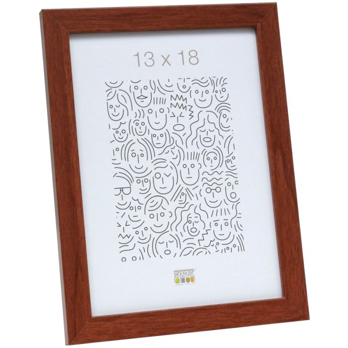 Marco de madera MDF Deknudt S44C 13x18 cm marrón claro