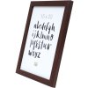 Marco de madera MDF Deknudt S44C 13x18 cm marrón oscuro