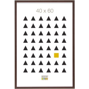 Marco de madera MDF Deknudt S44C 20x30 cm marrón oscuro