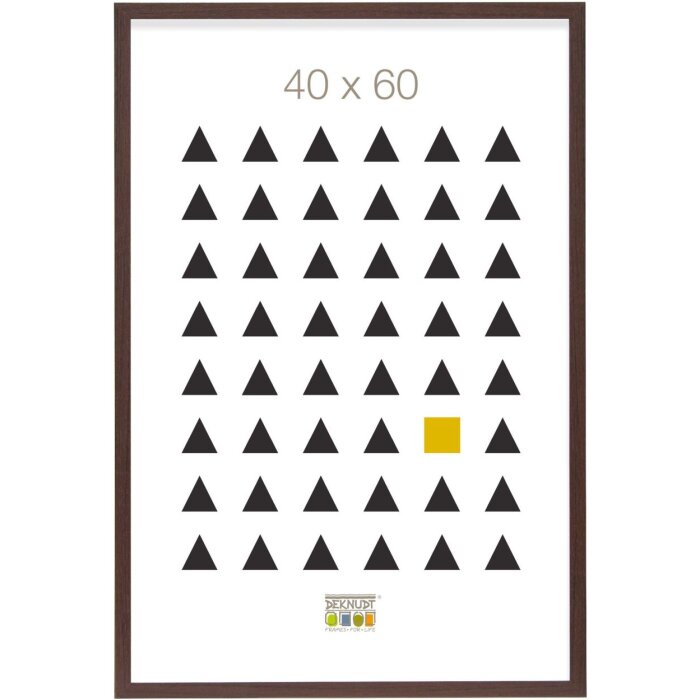 Marco de madera MDF Deknudt S44C 40x60 cm marrón oscuro