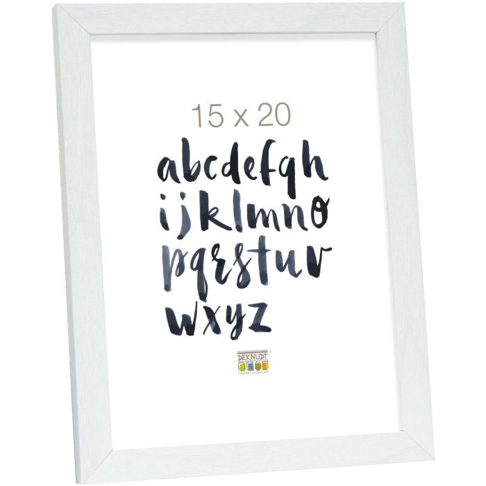 Marco de madera MDF Deknudt S44C 10x15 cm blanco